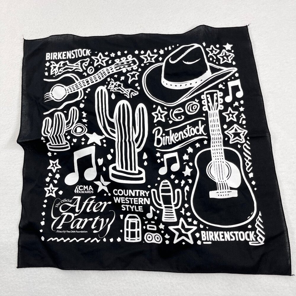 2024 CMA 58th Country Music Awards Official After Party 21" Cowboy Bandana Scarf